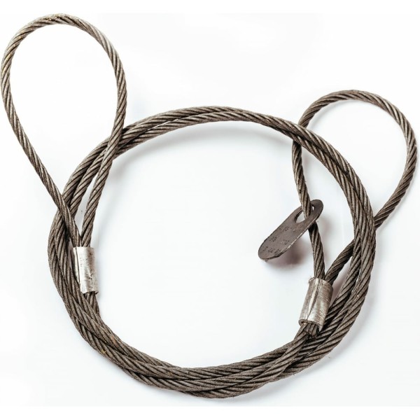 Канатный петлевой строп ТамбовТехСнаб СКП 4 т, 9 м, опрессовка 7930130716638