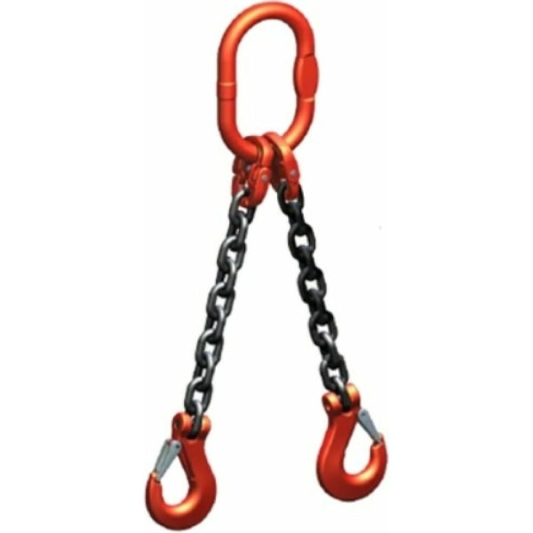Цепной строп LITELIFT 2СЦ 11,2т 3м двухветвевой цепь 16x48 T8 G80 2sc11200t3