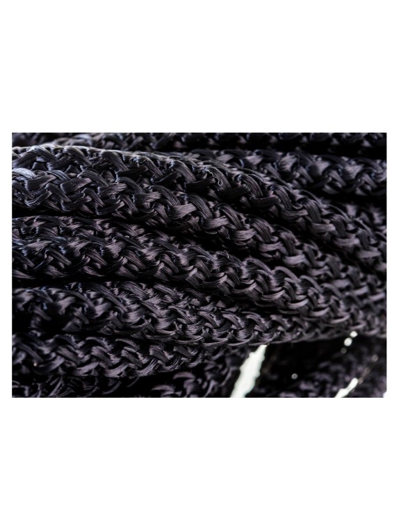 Вязаный шнур (ПП, 6 мм, с сердцевиной, универсальный, черный, 20 м) Tech-Krep 140331