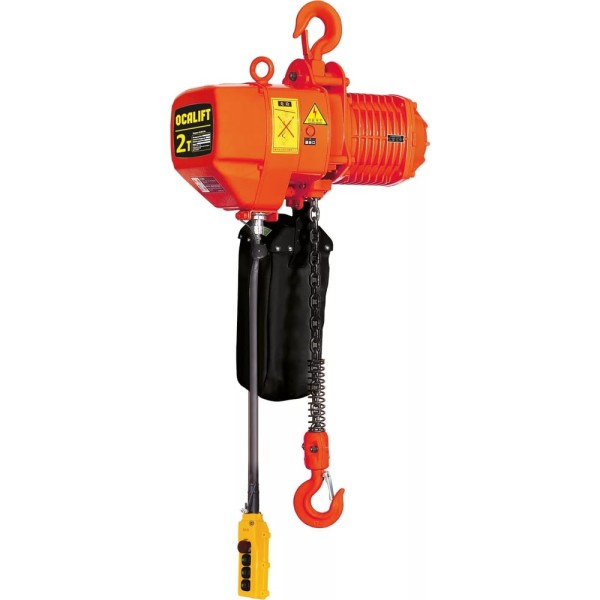 Стационарная цепная таль на крюке OCALIFT 02-01S 2 т, 18 м, 380 в OCA0201SN18m