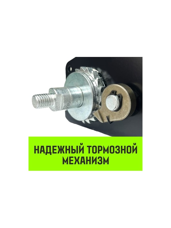 Ручная барабанная лебедка HITCH с тормозом HWB 1100 кг, канат 10 м SZ073178