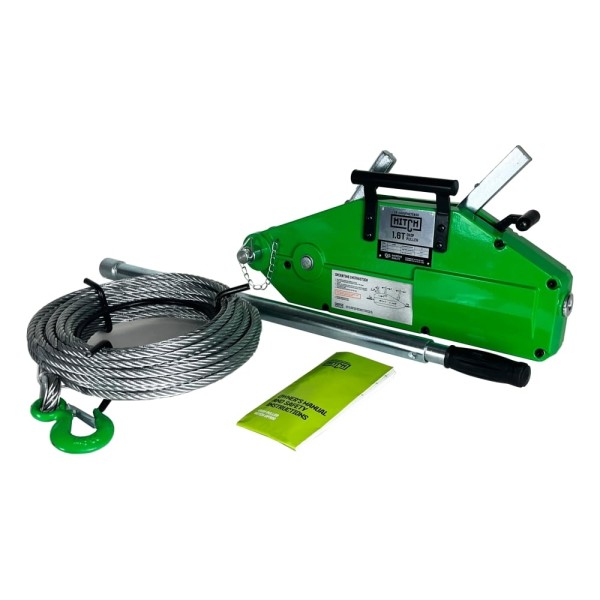 Рычажная лебедка HITCH МТМ GP300 1.6 т, с канатом 20 м SZ070894