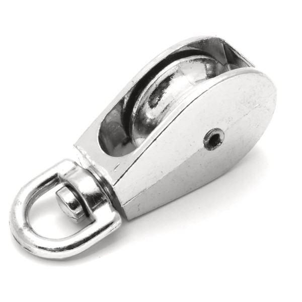 Одинарный стальной блок с никельным роликом BEFAST с вертлюгом, 3/4, 20 мм, 10 шт. BOMN2010S