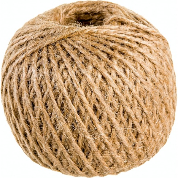 Джутовый шпагат ТОРГОВО-ПРОИЗВОДСТВЕННАЯ КОМПАНИЯ МДС крученый, 1.5 мм, 100 м 7930050321134