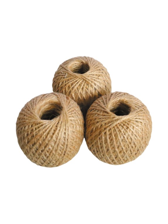 Джутовый шпагат ТОРГОВО-ПРОИЗВОДСТВЕННАЯ КОМПАНИЯ МДС крученый, 1.5 мм, 100 м 7930050321134
