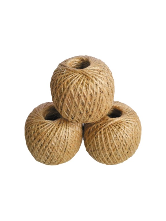 Джутовый шпагат ТОРГОВО-ПРОИЗВОДСТВЕННАЯ КОМПАНИЯ МДС крученый, 1.5 мм, 100 м 7930050321134