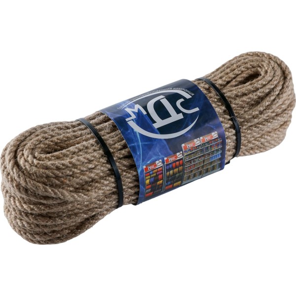 Джутовый шнур ТОРГОВО-ПРОИЗВОДСТВЕННАЯ КОМПАНИЯ МДС 4 мм, 40 м 7930050322056