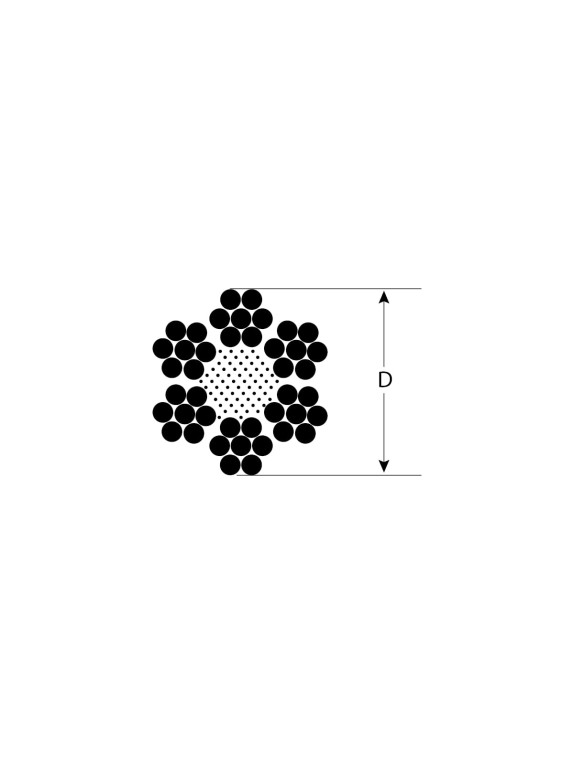 Трос стальной DIN 3055 Зубр 4-304110-05