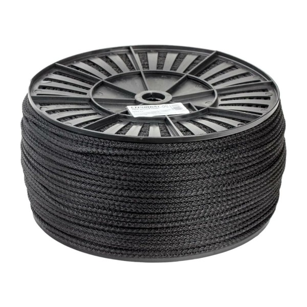 Хозяйственно-бытовой шнур Стройбат без сердечника 5 мм черный 500 м 120380