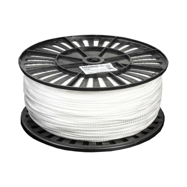 Хозяйственно-бытовой шнур Стройбат без сердечника 5 мм белый 500 м 120370