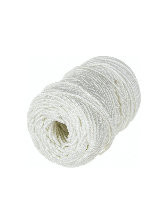 Полиамидный плетеный шнур truEnergy 2,7 мм, белый 50 м 12210