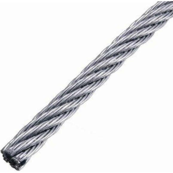 Стальной трос Rizzel DIN 3055, 3 мм, оцинкованный, 250м 00000312616 Стальной трос Rizzel DIN 3055, 3 мм, оцинкованный, 250м 00000312616