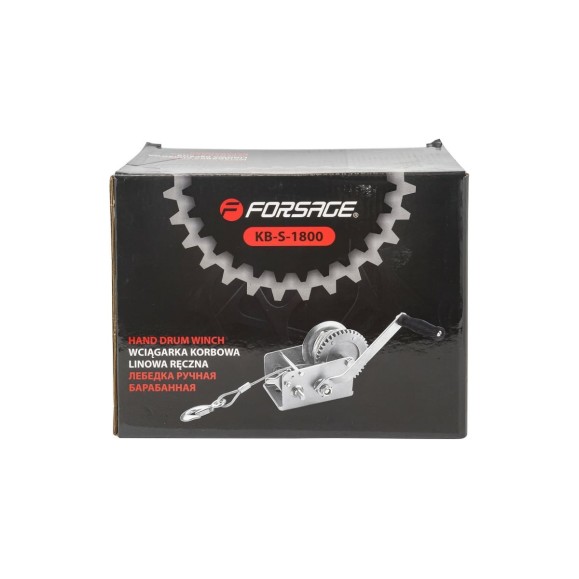Барабанная ручная лебедка Forsage г/п 810кг F-KB-S-1800 52427