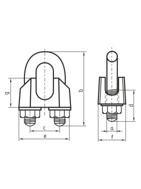 Дугообразные зажимы CERTEX DIN-741 KL10741