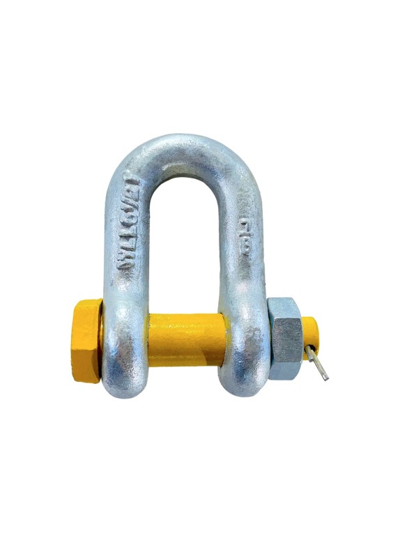 Прямая грузовая скоба Центр грузоподъемного оборудования DIN 834, с гайкой, Q=8,5 т 4687203388447