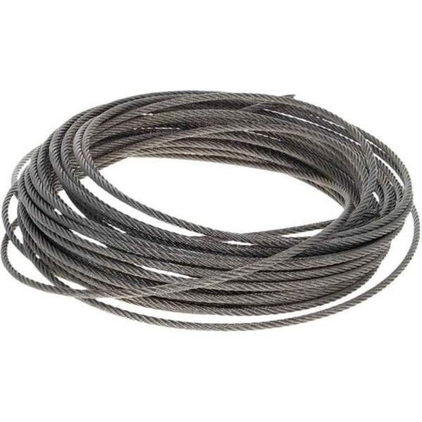 Стальной канат КанТраст ГОСТ 7668-80, ф 9,7 мм, 25 м, оцинкованный O9725766880