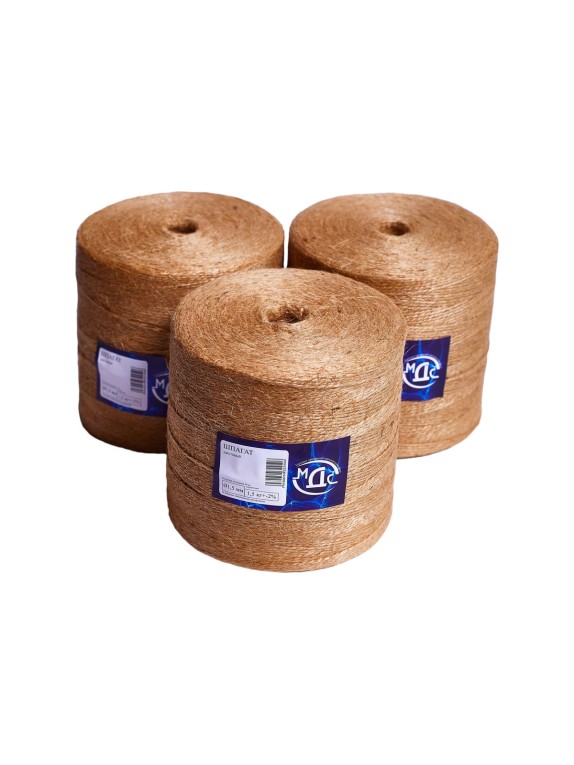 Джутовый крученый шпагат ТОРГОВО-ПРОИЗВОДСТВЕННАЯ КОМПАНИЯ МДС 1,5 кг 7930050322506