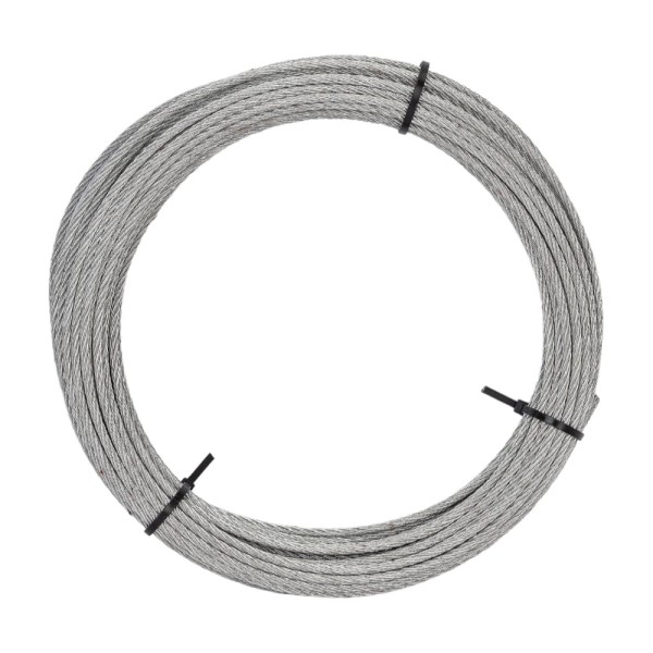 Стальной трос для растяжки DIN 3055, 4 мм, 20 м Tech-Krep 127848