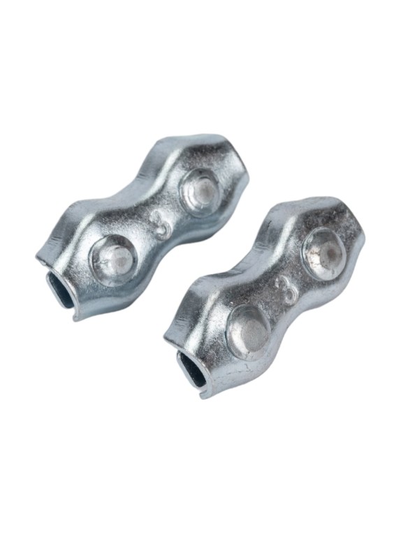 Зажим троса Госкреп Dupleх, 3 мм (2 шт) 7-0011020