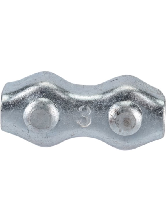 Зажим троса Госкреп Dupleх, 3 мм (2 шт) 7-0011020