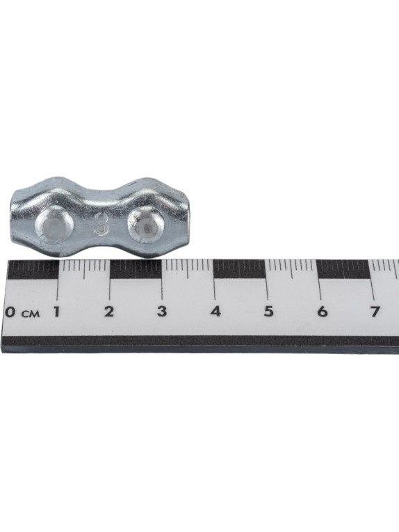 Зажим троса Госкреп Dupleх, 3 мм (2 шт) 7-0011020