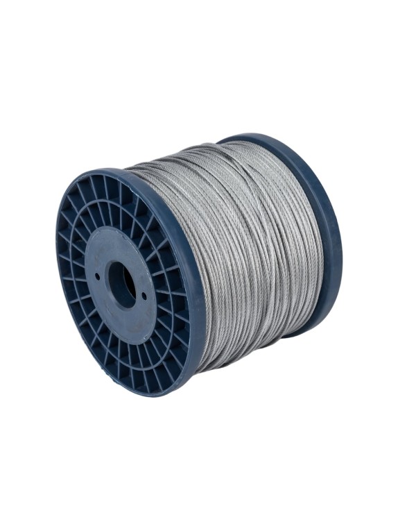 Трос для растяжки КРЕП-КОМП DIN 3055 2 миллиметр 250метров тр2