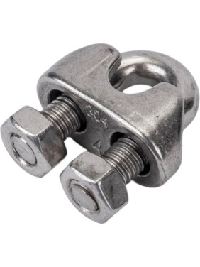 Канатный зажим КРЕП-КОМП нержавейка А2, DIN 741, М4, 20 шт. зкн4ф