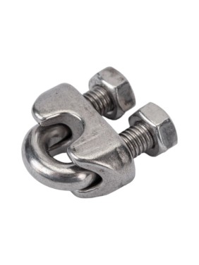 Канатный зажим КРЕП-КОМП нержавейка А2, DIN 741, М4, 20 шт. зкн4ф