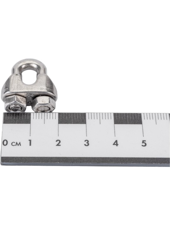 Канатный зажим КРЕП-КОМП нержавейка А2, DIN 741, М4, 20 шт. зкн4ф