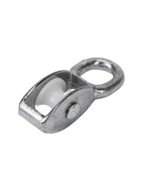 Одинарный блок КРЕП-КОМП шкив пластиковый 15 мм, 5 мм, 1 шт. бо15мф