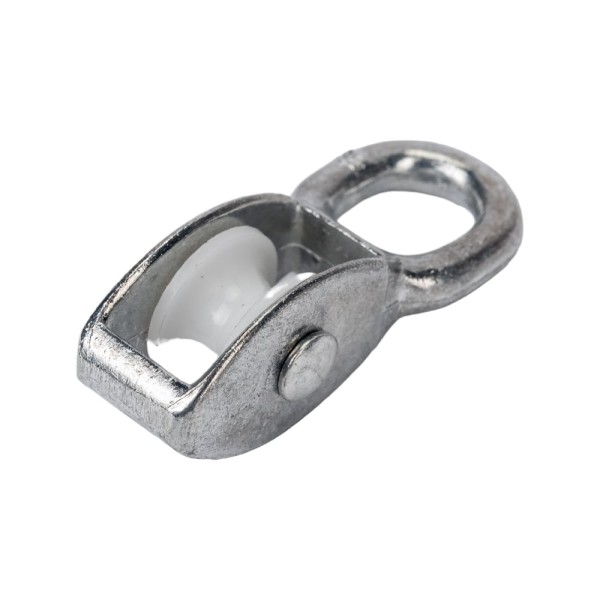 Одинарный блок КРЕП-КОМП шкив пластиковый 15 мм, 5 мм, 1 шт. бо15мф