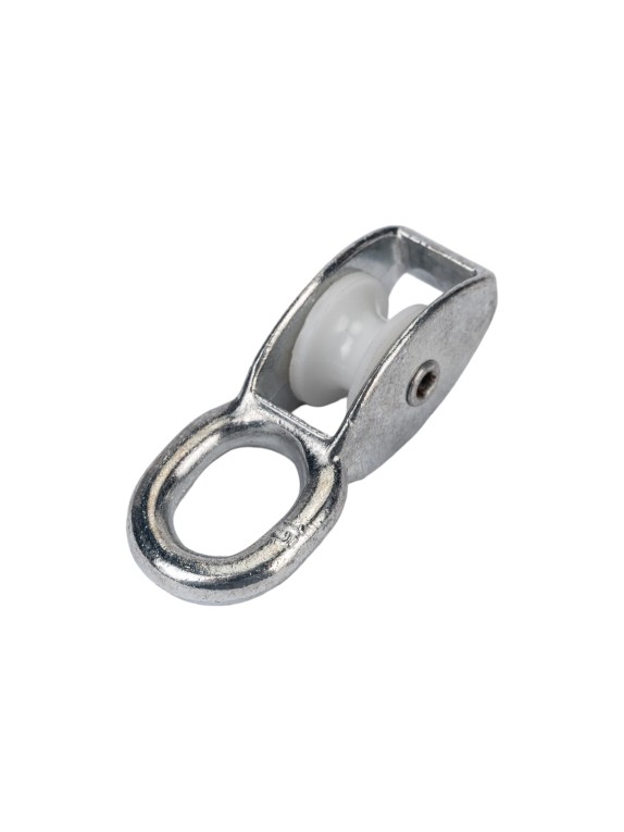 Одинарный блок КРЕП-КОМП шкив пластиковый 15 мм, 5 мм, 1 шт. бо15мф