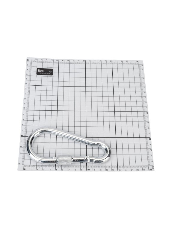 Пожарный карабин с фиксатором КРЕП-КОМП DIN 5299 D, м12 кпф12мф