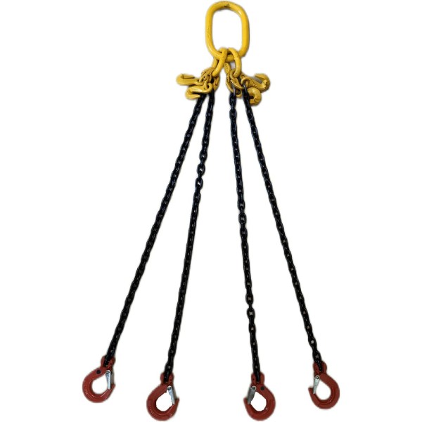 Цепной четырехветвевой строп КанТраст  4СЦ 2,36/9000 с крюками укоротителями 4STS2369000R