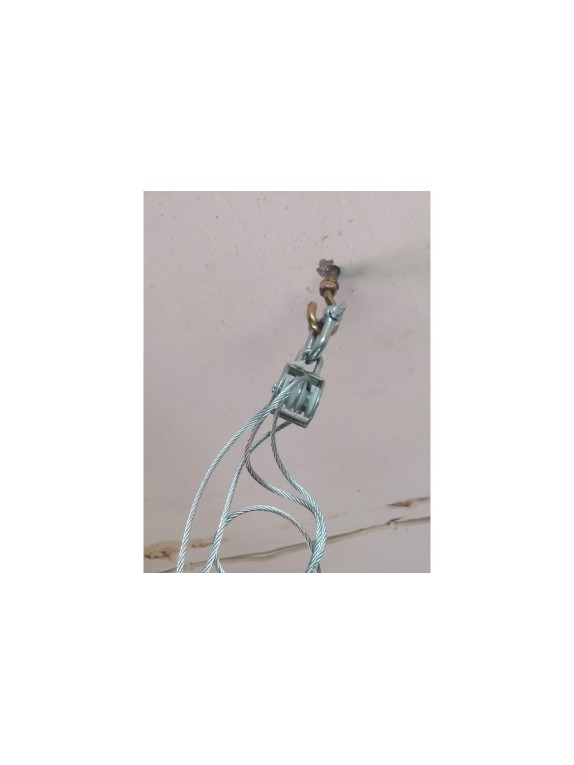 Двойной оцинкованный блок для троса, нейлоновый шкив 30мм 1шт - ярлык Tech-Krep 112731