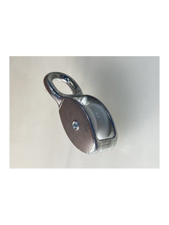 Одинарный блок КРЕП-КОМП шкив пластиковый 25 мм, 7 мм, 1 шт. бо25мф