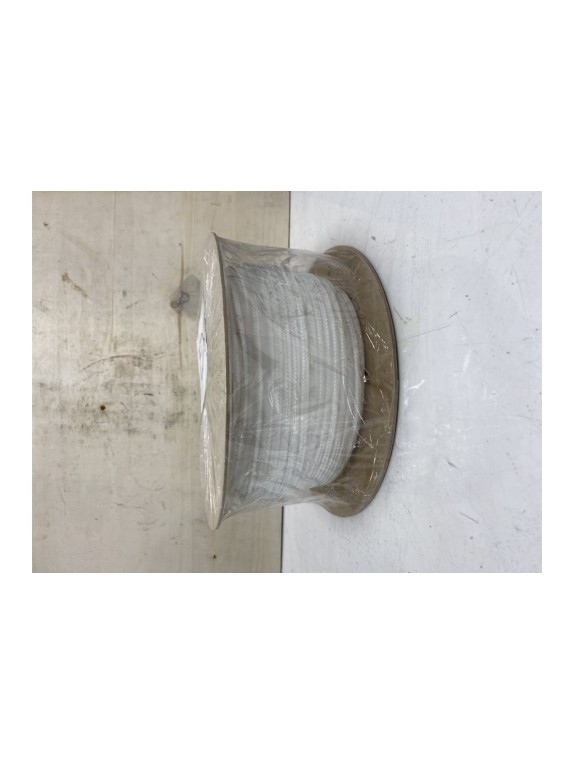 Плотный шнур Стройбат с сердечником 8 мм белый 100 м 120170