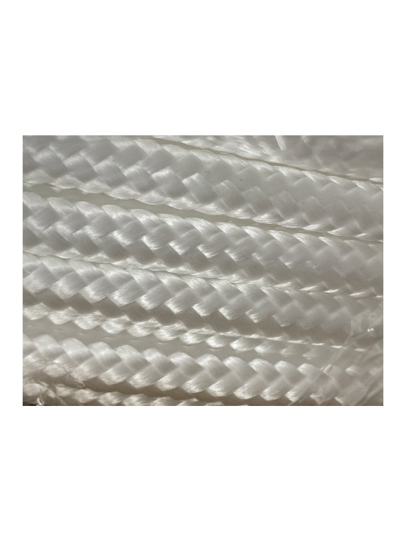 Плотный шнур Стройбат с сердечником 8 мм белый 100 м 120170