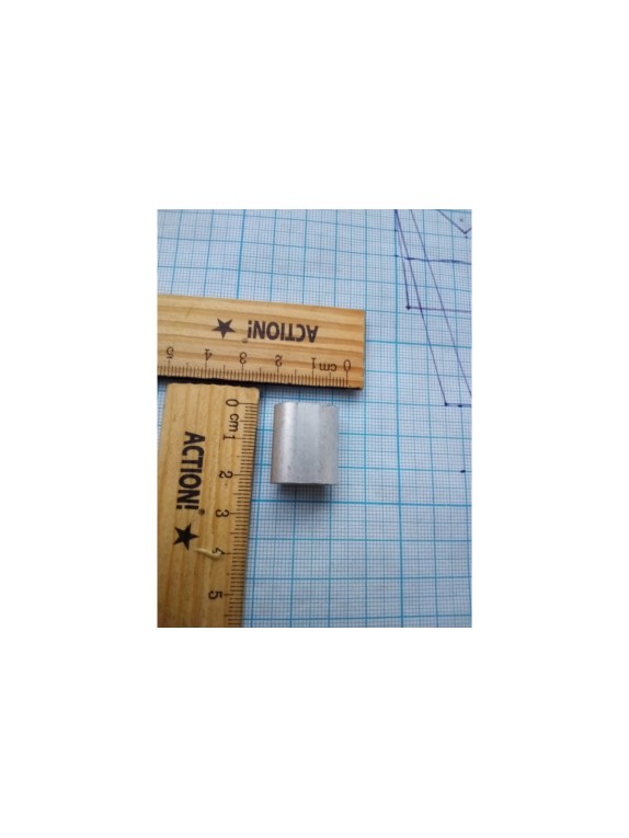 Прижимной зажим-наконечник для троса 6мм DIN 3093 1шт - ярлык Tech-Krep 102760