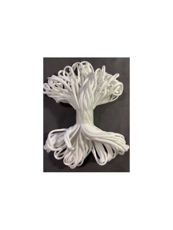 Вязаный шнур ПЭ бытовой 4 мм, белый, 20 м Tech-Krep 139973