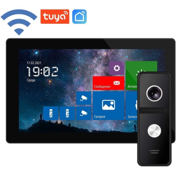 Комплект сенсорного монитора и вызывной панели Novicam Freedom 10 night fhd wifi kit 4230 Комплект сенсорного монитора и вызывной панели Novicam Freedom 10 night fhd wifi kit 4230