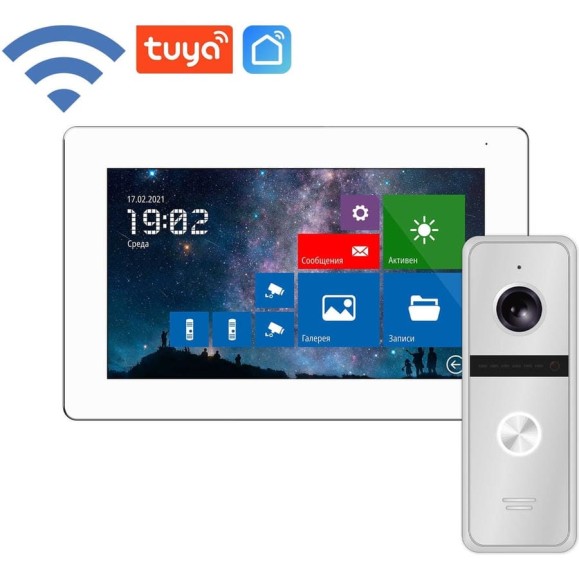 Комплект сенсорного монитора и вызывной панели Novicam Freedom 7 fhd wifi kit 4227 Комплект сенсорного монитора и вызывной панели Novicam Freedom 7 fhd wifi kit 4227