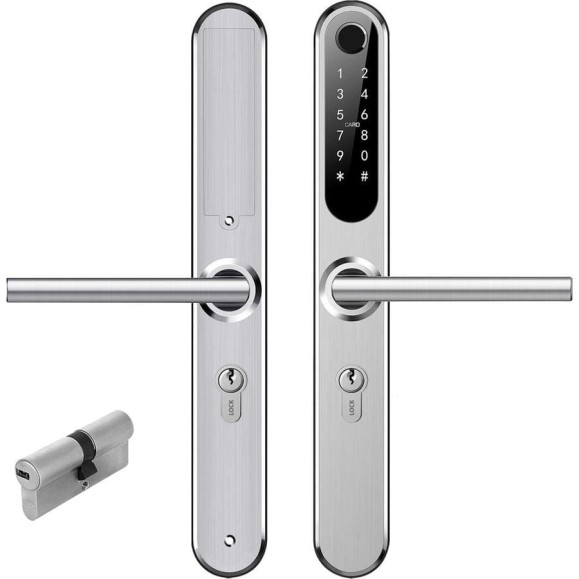 Электронный замок Novilock Home slim silver v.4237 с врезным механизмом 4585 v.4933 4983 Электронный замок Novilock Home slim silver v.4237 с врезным механизмом 4585 v.4933 4983