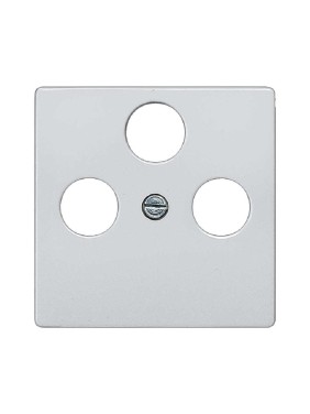 Крышка розетки для RF/TV/SAT Siemens DELTA I-SYSTEM алюминиевый металлик 55x55мм 3 отверстия 5TG1252-2 Крышка розетки для RF/TV/SAT Siemens DELTA I-SYSTEM алюминиевый металлик 55x55мм 3 отверстия 5TG1252-2