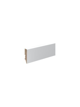 Напольный плинтус STELLA 60, МДФ, 2000x60x16 мм, белый, 7 шт. ЦБ-00012922