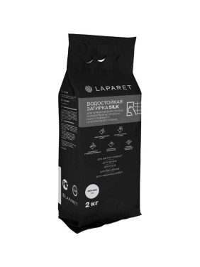 Цементная затирка LAPARET -fuga silk, светло-серый, водостойкая, 2 кг, для керамической плитки, керамогранита, мозаики, камня х9999292889 Цементная затирка LAPARET -fuga silk, светло-серый, водостойкая, 2 кг, для керамической плитки, керамогранита, мозаики, камня х9999292889