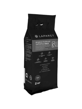 Цементная затирка LAPARET -fuga silk, антрацит, водостойкая, 2 кг, для керамической плитки, керамогранита, мозаики, искуственного и натурального камня х9999292894 Цементная затирка LAPARET -fuga silk, антрацит, водостойкая, 2 кг, для керамической плитки, керамогранита, мозаики, искуственного и натурального камня х9999292894
