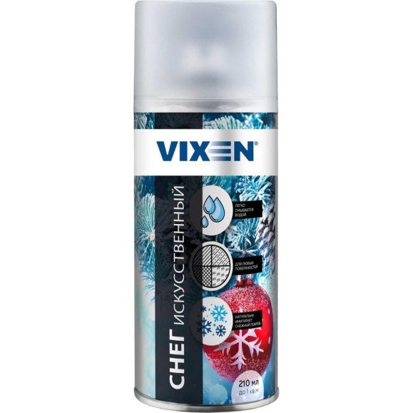 Искусственный снег Vixen аэрозоль, 210 мл VX90300 Искусственный снег Vixen аэрозоль, 210 мл VX90300