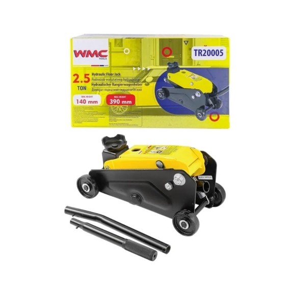 Домкрат подкатной гидравлический 2.5т h min 140мм, h max 390мм WMC TOOLS WMC-TR20005 WMC-TR20005(52199) Домкрат подкатной гидравлический 2.5т h min 140мм, h max 390мм WMC TOOLS WMC-TR20005 WMC-TR20005(52199)