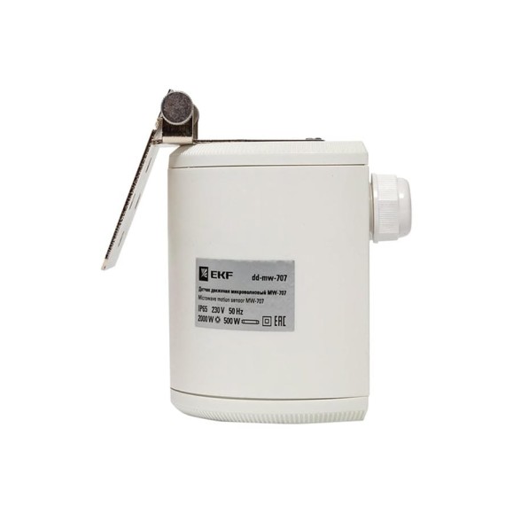 Микроволновый датчик движения EKF MW-707 2000Вт, IP65 dd-mw-707 Микроволновый датчик движения EKF MW-707 2000Вт, IP65 dd-mw-707
